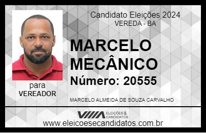 Candidato MARCELO MECÂNICO 2024 - VEREDA - Eleições