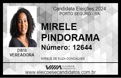 Candidato MIRELE PINDORAMA 2024 - PORTO SEGURO - Eleições