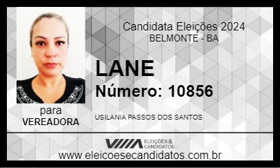 Candidato LANE 2024 - BELMONTE - Eleições