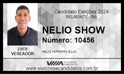 Candidato NELIO SHOW 2024 - BELMONTE - Eleições