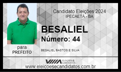 Candidato BESALIEL 2024 - IPECAETÁ - Eleições