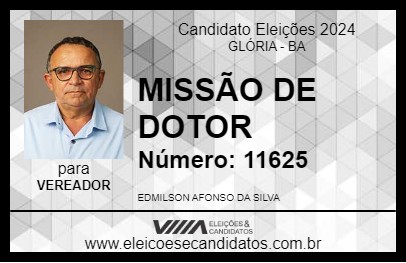 Candidato MISSÃO DE DOTOR 2024 - GLÓRIA - Eleições