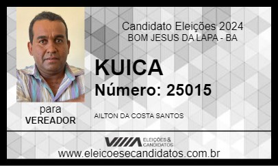 Candidato KUICA 2024 - BOM JESUS DA LAPA - Eleições