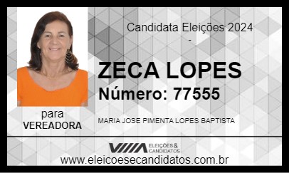 Candidato ZECA LOPES 2024 - CONDE - Eleições