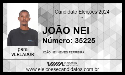 Candidato JOÃO NEI 2024 - PRADO - Eleições