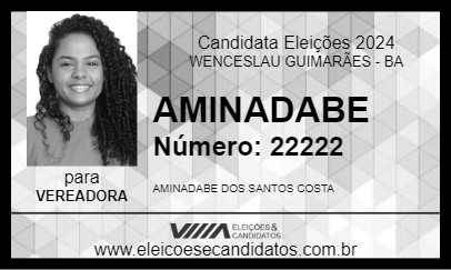 Candidato AMINADABE 2024 - WENCESLAU GUIMARÃES - Eleições