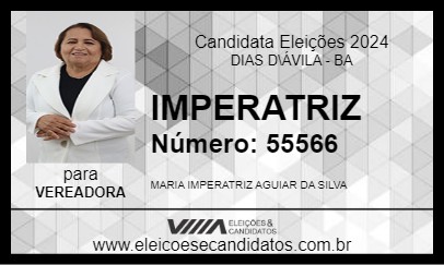 Candidato IMPERATRIZ 2024 - DIAS D\ÁVILA - Eleições