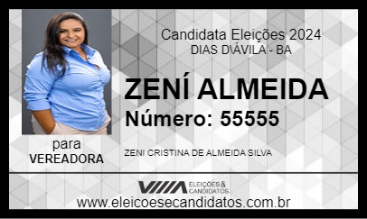 Candidato ZENÍ ALMEIDA 2024 - DIAS D\ÁVILA - Eleições