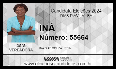 Candidato INÁ 2024 - DIAS D\ÁVILA - Eleições