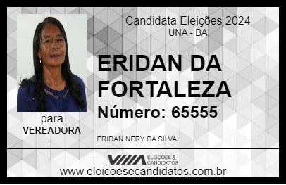 Candidato ERIDAN DA FORTALEZA 2024 - UNA - Eleições