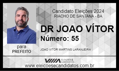 Candidato DR JOAO VÍTOR 2024 - RIACHO DE SANTANA - Eleições