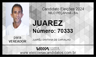 Candidato JUAREZ 2024 - NILO PEÇANHA - Eleições