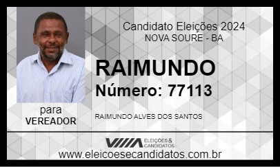 Candidato RAIMUNDO 2024 - NOVA SOURE - Eleições