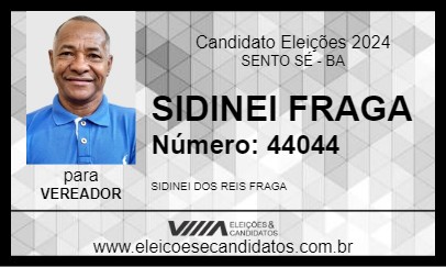 Candidato SIDINEI FRAGA 2024 - SENTO SÉ - Eleições