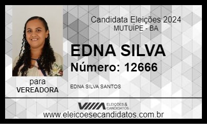 Candidato EDNA SILVA 2024 - MUTUÍPE - Eleições