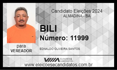 Candidato BILI 2024 - ALMADINA - Eleições