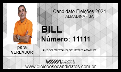 Candidato BILL 2024 - ALMADINA - Eleições