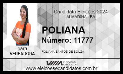 Candidato POLIANA 2024 - ALMADINA - Eleições