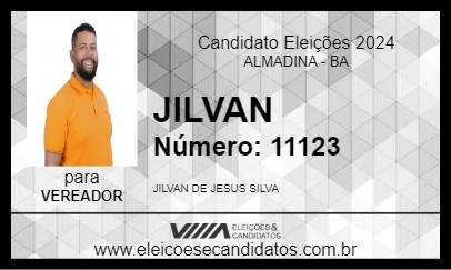 Candidato JILVAN 2024 - ALMADINA - Eleições