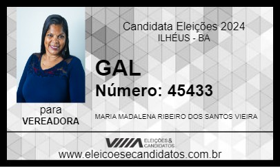 Candidato GAL 2024 - ILHÉUS - Eleições