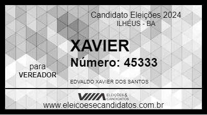 Candidato XAVIER 2024 - ILHÉUS - Eleições