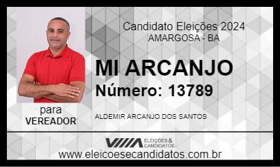 Candidato MI ARCANJO 2024 - AMARGOSA - Eleições