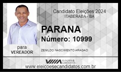 Candidato PARANA 2024 - ITABERABA - Eleições