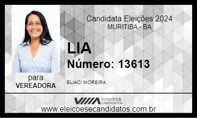 Candidato LIA 2024 - MURITIBA - Eleições