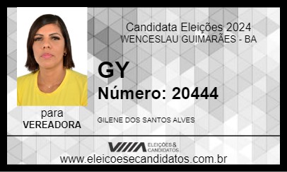 Candidato GY 2024 - WENCESLAU GUIMARÃES - Eleições