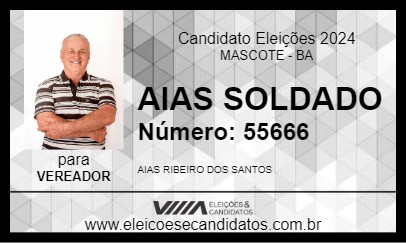 Candidato AIAS SOLDADO 2024 - MASCOTE - Eleições