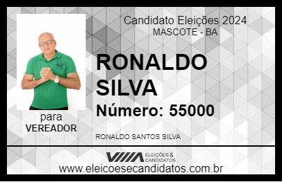 Candidato RONALDO SILVA 2024 - MASCOTE - Eleições