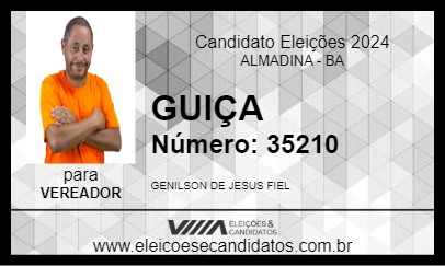 Candidato GUIÇA 2024 - ALMADINA - Eleições