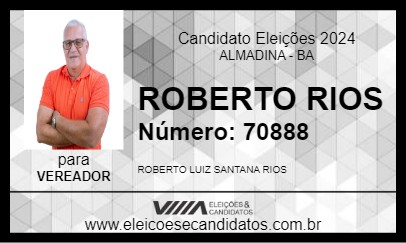 Candidato ROBERTO RIOS 2024 - ALMADINA - Eleições