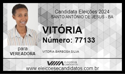 Candidato VITÓRIA 2024 - SANTO ANTÔNIO DE JESUS - Eleições