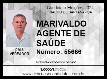 Candidato MARIVALDO AGENTE DE SAÚDE 2024 - RIACHO DE SANTANA - Eleições