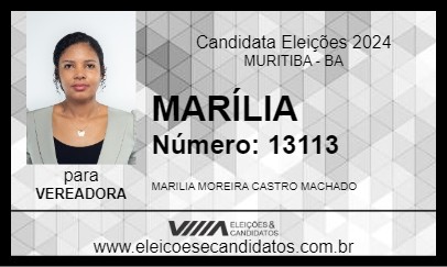 Candidato MARÍLIA 2024 - MURITIBA - Eleições