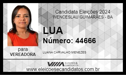 Candidato LUA 2024 - WENCESLAU GUIMARÃES - Eleições