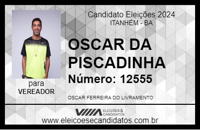 Candidato OSCAR DA PISCADINHA 2024 - ITANHÉM - Eleições