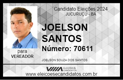 Candidato JOELSON SANTOS 2024 - JUCURUÇU - Eleições