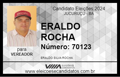 Candidato ERALDO ROCHA 2024 - JUCURUÇU - Eleições