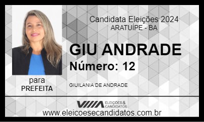 Candidato GIU ANDRADE 2024 - ARATUÍPE - Eleições