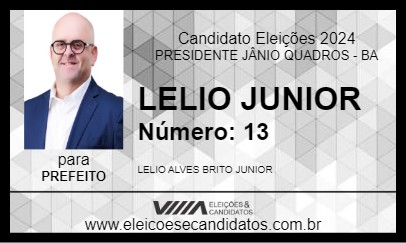 Candidato LELIO JUNIOR 2024 - PRESIDENTE JÂNIO QUADROS - Eleições