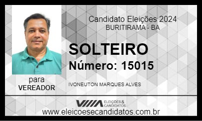 Candidato SOLTEIRO 2024 - BURITIRAMA - Eleições