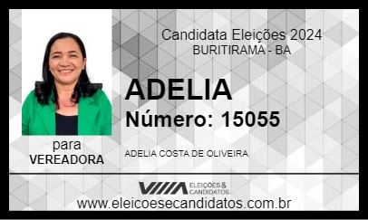 Candidato ADELIA 2024 - BURITIRAMA - Eleições