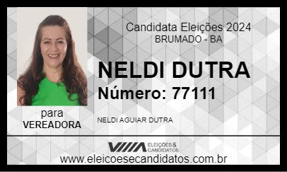 Candidato NELDI DUTRA 2024 - BRUMADO - Eleições