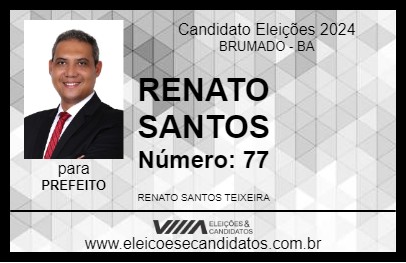 Candidato RENATO SANTOS 2024 - BRUMADO - Eleições