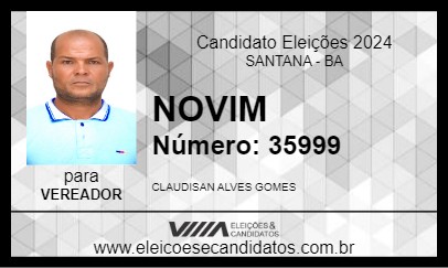 Candidato NOVIM 2024 - SANTANA - Eleições