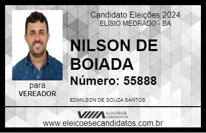 Candidato NILSON DE BOIADA 2024 - ELÍSIO MEDRADO - Eleições