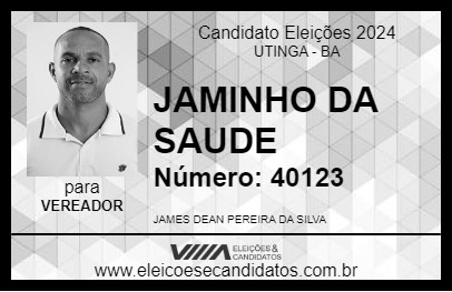 Candidato JAMINHO DA SAUDE 2024 - UTINGA - Eleições