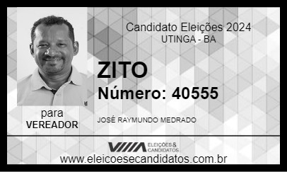 Candidato ZITO 2024 - UTINGA - Eleições